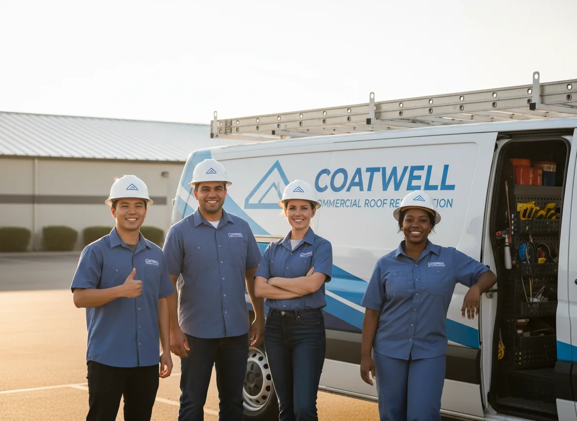 Commercial roof coating company in Grey Eagle, MN